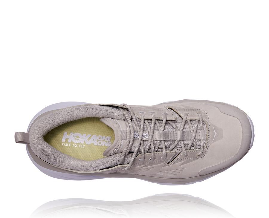 Trail Shoes Mens - Hoka One One Kaha Low GORE-TEX - Grey - AMTGCEK-06